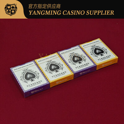 Quality Custom Printed 310g Korea Black Core Casino Playing Cards for Poker Clubs factory