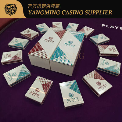 Quality Casino Grade Blue Core Playing Card Deck for Baccarat and Poker factory