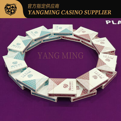 Quality High Quality Blue Core Paper Playing Cards For Casino Poker Table Game factory