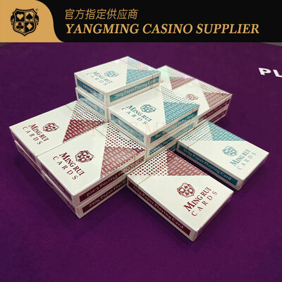 Quality Custom Design Blue Core Poker Cards for Casino Clubs and Entertainment Venues factory
