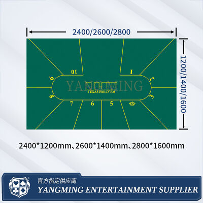 Quality Premium Custom Oval Texas Holdem Gaming Table Layout For High-end Casinos factory
