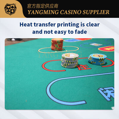 Quality Luxury Sic Bo Casino Table Layout Cloth for Gaming Clubs and Resorts factory
