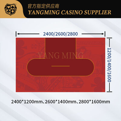 Quality Factory Customized Texas Hold'em Casino Table Felt for Gaming Clubs  factory