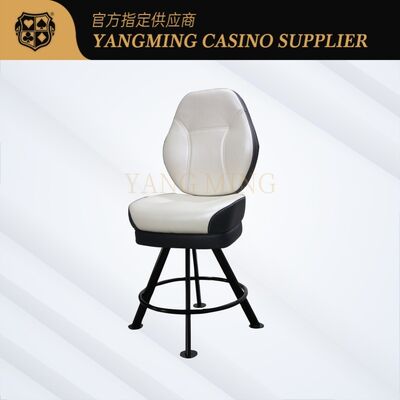 Quality 360 Swivel Custom Logo Multi-Functional Casino High Leg Chair For Casino Engineering Project OEM ODM factory