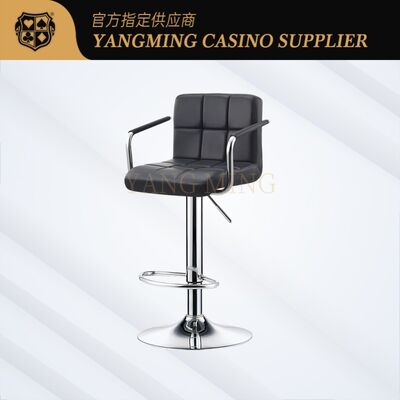 Quality Ergonomic Height Adjustable Silent Caster Dealer Chair For Baccarat Texas Hold'em Casino Table factory