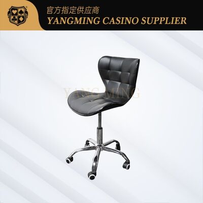 Quality Commercial Ergonomic Dealer Chair Height Adjustable Silent Casters Suitable For Casino Tables factory