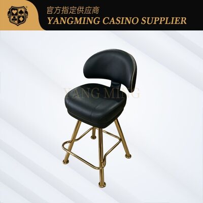 Quality Luxury Genuine Leather Casino Poker Dealer Chair with Footrest factory