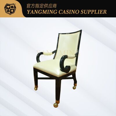 Quality Customized Swivel Poker Gaming Chair Equipped With Rolling Wheels for Casino‑Club Use factory