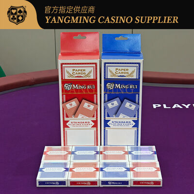 Quality Professional Casino Baccarat Playing Cards German Black Core Paper factory