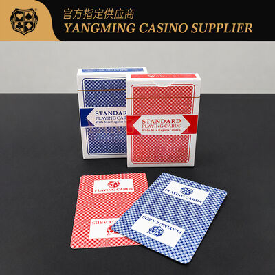 Quality Custom Casino Baccarat Playing Cards Anti Peeping Black Core Paper factory
