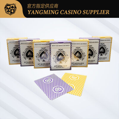 Quality Venue Grade Black Core Casino Playing Cards For Auto Dealing factory