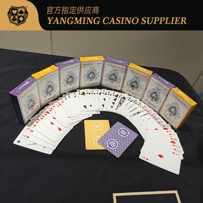 Quality Venue Grade Black Core Casino Playing Cards For Auto Dealing factory