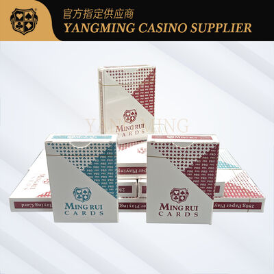 Qualité 280 g de cartes de jeu Blue‐Core pour le jeu de table Baccarat usine