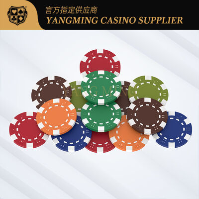 Quality Custom ABS Casino Poker Chips with Personalized Denominations and Logo Printing factory