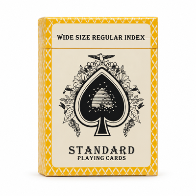 Quality Professional 310G Black-Core Baccarat Cards With Yellow Purple Back Design factory