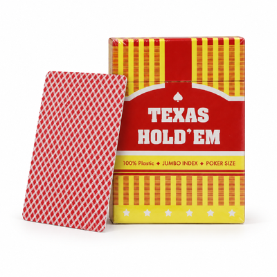Quality Hot Sell Plastic Texas Poker Cards for Texas Holdem Poker Casino Games factory