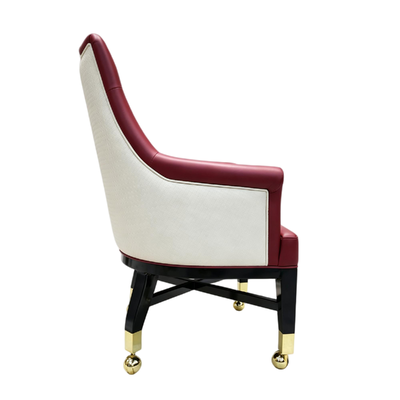 Quality Custom PU Leather Casino Player Chair for Poker Tables and Gaming Venues factory