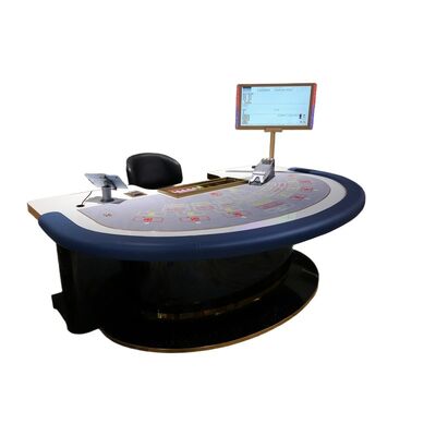 Quality Customized Smart RFID Poker Gaming Table for Baccarat and Bull Games Manufacturer Supply factory
