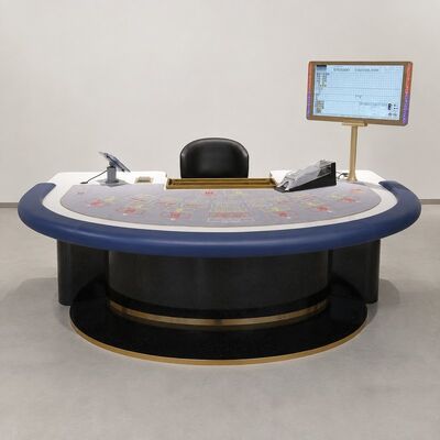 Quality Factory Customized RFID Chip Induction Casino Table for Poker Baccarat and Bull Games factory