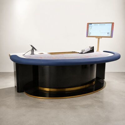 Quality Factory Customized RFID Chip Induction Casino Table for Poker Baccarat and Bull Games factory
