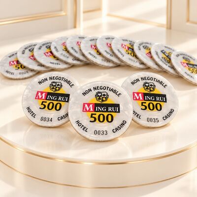 Quality Custom Acrylic RFID Casino Chips for Poker Table Games factory