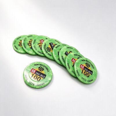Quality Manufacturer Custom-Makes Acrylic RFID Chip for Poker Table Games factory