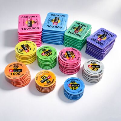 Quality Acrylic RFID Chip Poker Chips Can Be Custom Designed factory