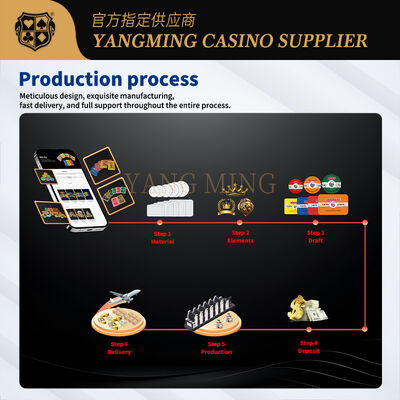 Quality Custom Acrylic Casino Chips with Multi-Color Designs for Casino Gaming factory