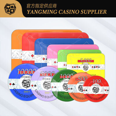 Quality Wholesale Custom Acrylic Gaming Chips for Casino Poker Table Game factory
