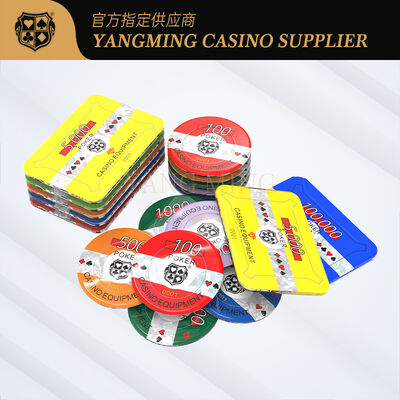 Quality Wholesale Custom Acrylic Gaming Chips for Casino Poker Table Game factory