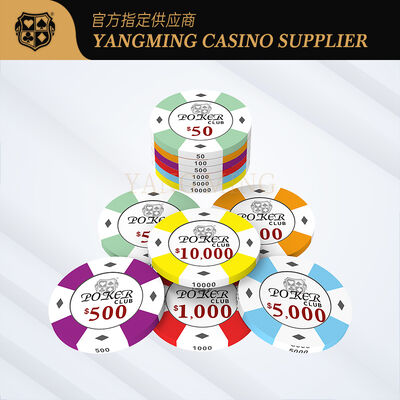 Quality Factory Direct Ceramic Poker Chips with Custom Logo and Casino Chip Designs factory