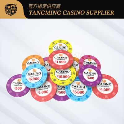 Quality Factory Direct Ceramic Poker Chips with Custom Logo and Casino Chip Designs factory