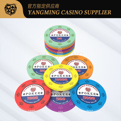 Quality Factory Direct Ceramic Poker Chips with Custom Logo and Casino Chip Designs factory