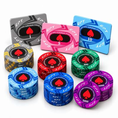 Quality Wholesale Ceramic Poker Chips for Casinos and Gaming Clubs factory