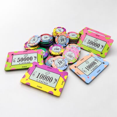 Quality Wholesale Factory Price Ceramic Poker Game Chips for Texas Hold'em Poker Game factory