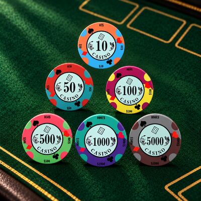 Quality  Factory Direct Poker Chips Custom Logo Ceramic Poker Chips for Casino Game factory