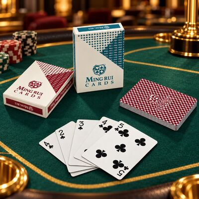 Quality Manufacturer Wholesale of Blue-Core Playing Cards for Casino and Club Poker Games factory