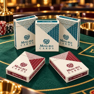 Quality Manufacturer Wholesale of Blue-Core Playing Cards for Casino and Club Poker Games factory