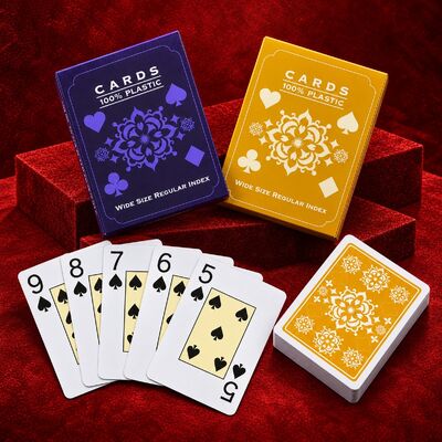 Quality Wholesale PVC Playing Cards with Custom Printed Card Backs factory
