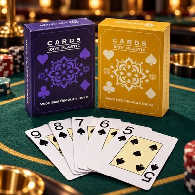 Quality Custom-Made 100% Plastic Playing Cards Can Be Design factory