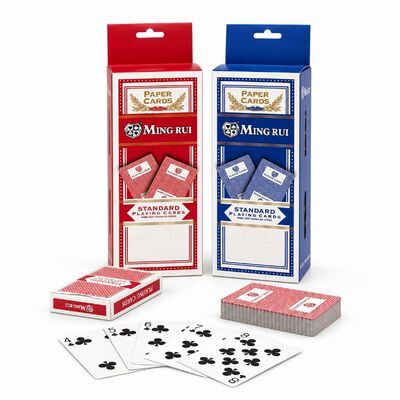 Quality Professional Poker Size Playing Cards with German Black Core Paper factory