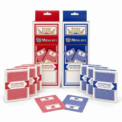 Quality Professional Poker Size Playing Cards with German Black Core Paper factory