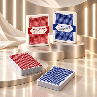 Quality German Imported Black Core Playing Cards for Casino and Poker Games factory