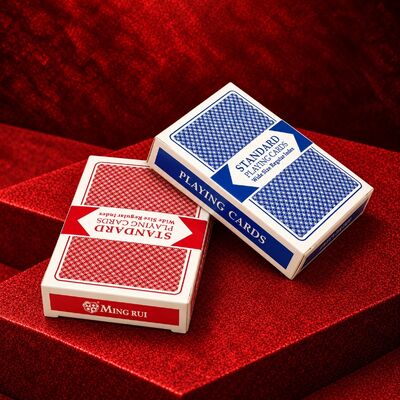 Quality Casino Grade 310g Black Core Poker Playing Cards Custom Logo Supported factory