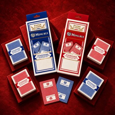 Quality Casino Grade 310g Black Core Poker Playing Cards Custom Logo Supported factory