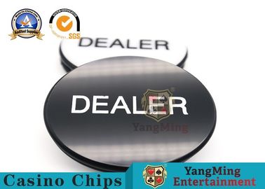 Double Sided Texas Hold'em Brass Card Guard Casino Dealer Button Metal Poker Chip Card Games