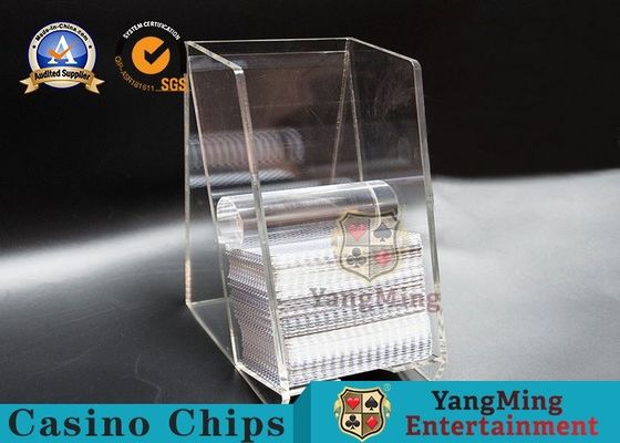 Calidad El tenedor de acrílico del descarte del naipe de las cubiertas del cuadrado 8/el descarte atormenta los accesorios del bacará fábrica