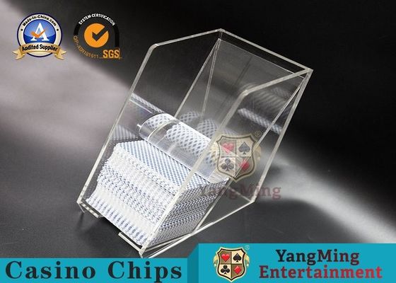 Calidad El tenedor de acrílico del descarte del naipe de las cubiertas del cuadrado 8/el descarte atormenta los accesorios del bacará fábrica