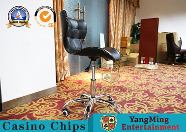 Anti -  Ultraviolet Casino Gaming Chairs  ,  Modern Mini Fixed Armrest Lifting Rotary Computer Chair