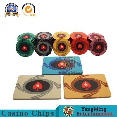 Jakość Dedykowane wysokiej klasy ceramiczne chipy antyfałszywe do kasyna Texas Hold'em Poker Mahjong Club Specjalny kod ceramiczny Akceptuj personalizowane wzory Dostosowywanie fabryka